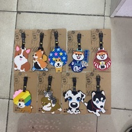 Travel Must-Have Boarding Pass Name Tag Luggage Tag Shiba Inu Dog Explosion Dog Cat Riding Dog Lugga