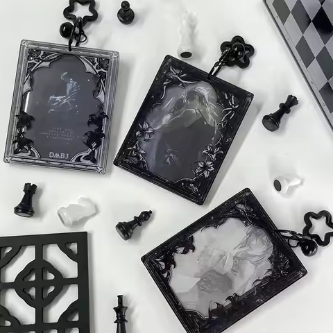 Moon Shadow Series Acrylic Card Photo Frame Portable Ins Style Anime Card Cover Star Chasing Storage