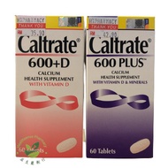 Caltrate 600 plus 60’s / Caltrate 600 + Vitamin D 60's