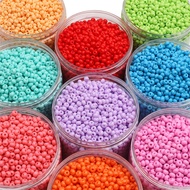 5x4mm Glass Solid Color Wheel Seed Beads For DIY Bracelet Jewelry Findings Making Accessories