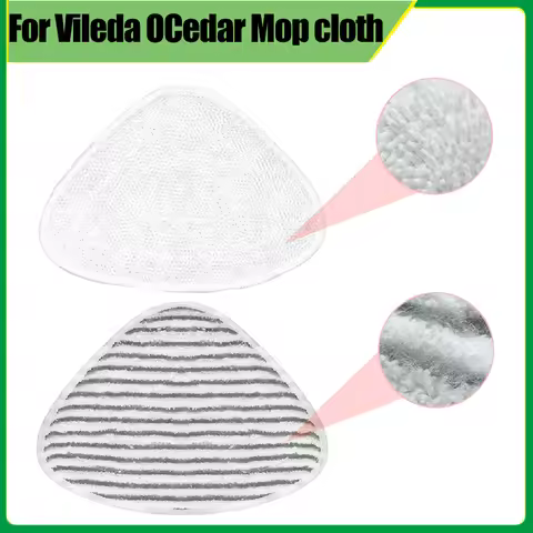 Replacement Triangle Cloth Cleaning Floor Tool For Vileda Steam Mop Strong Water Absorption Quick-dr