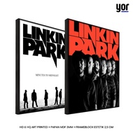 Linkin Park Poster Frameblock - Linkin Park Band Wall Decoration