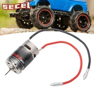 SECEL RC Brushed Motor, High Torsion Low Noise Brushed RC Motor, Durable 390 28T Stainless Steel Hig