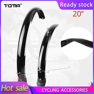 20" inches Front &amp; Rear Fenders set Mudguard Lightweight Folding Bike Mud Guard Sets For BMX Cycling