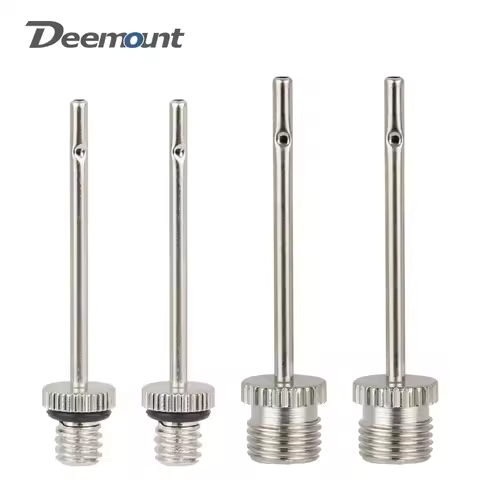 Pump Adaptors Thread 8V1 AV or 5V2 FV Needles W/ Side Hole Quick Inflation for Basketball Football V