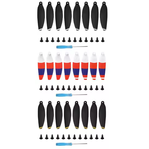 8pcs/set Propellers Blade with Screw Screwdriver Tools for DJI Mavic Mini 1 /mini 2 2SE Drone Access