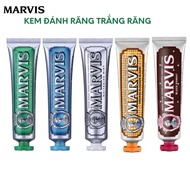 Marvis Whitening Toothpaste 85ML - Italian toothpaste whitens, reduces plaque, protects teeth