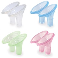 Pumpin Pal Super Shields Angled Breast Pumping Flanges for Medela/ Spectra/ Lansinoh/ Pumpables