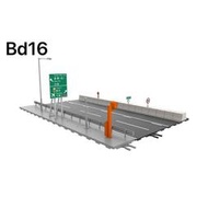 測速桿使用過 TINY 微影 1/64 Bd16 香港 高速道路 場景 街景 B529 原價1250