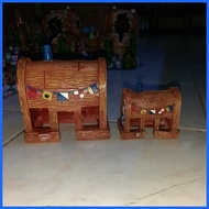 ∡ KRUSTY HOUSE big AQUARIUM DECOR