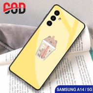 HP [A26] Case Samsung A14 5Ghp Samsung A14 5G Glitter Glass Softcase Samsung A14 5G Phone Case/ Sams