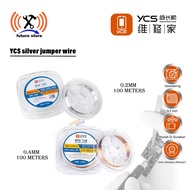 YCS Jumper Wire 6575X - silver jumper Wire YCS 0.02mm 100 meters - YCS jumper Wire 0.04mm 100 meters