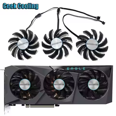 NEW Original 75MM 4PIN 0.35A PLD08010S12HH T128010SU Video card cooling fan，For Gigabyte RTX 3070 EA
