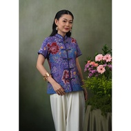 [Exclusive Launch] NONA RARA - Laura Encim T4790, Women's Batik Work Clothes, Modern Blouse