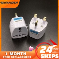 3 Pin Conversion Plug Universal 2 & 3 Pin Multi Plug Adapter British Socket Adapter Plug