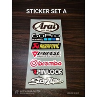 3M HELMET DECALS STICKER