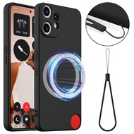 For Nothing CMF Phone 2 Pro Case ELVEV Smooth Silicone Microfiber Lining Suction Phone Cover with La