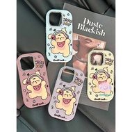 [Local] Mobile Phone Case Metal Photo Frame Bear Illustration Compatible With iPhone x XR XS 11 13 1