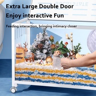 Bucatstate【80/100/120CM】Hamster Cage/Quail Cage/Small Animal/Double Door /with wheel