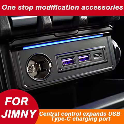 For Suzuki Jimny JB64 Sierra JB74W JB64W JB74 JC74 2019 -2025 Car Central Control Expands USB Type-C