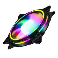 電腦機箱散熱器 RGB光機箱風扇 幻彩散熱器(自動幻彩（4pin）)