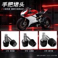 Motorcycle Aluminum Alloy Handlebar Grips Bar End Plugs Accessories For DUCATI PANIGALE 1299  1299R 