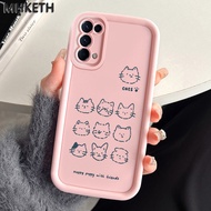 MHKEID Case For OPPO Reno 5 4G 5 5G 5K 5G Cute Cat Avatar Phone
