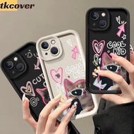 For Motorola Moto G14 G10 G20 G30 G22 G04 G04S E13 G34 G24 Power 5G Sunglasses Cool Cat Couple Phone Case Silicon Soft Cover