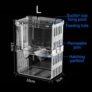 Breeding Box Ikan Cupang Guppy Aquarium Isolation Box Karantina Ikan Transparan Bening