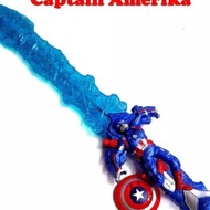 Ultraman Laser Sword Captain America Laser Disco Light Sound Ca