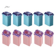 10 PCS 20Amp 30Amp Miniature Box Fuses Plastic Fuse Square Car Fuse ("Low Blow")