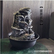 Feng Shui Ornaments Simple Living Room Ornaments Decorative Stone Molar Flowing Water Fountain Decorations Feng Shui Ball Office Feng Shui Wheel Housewarming Home Accessories Feng