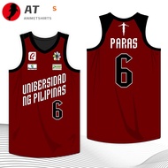 THL UP Fighting Maroons UAAP University of the Philippines Full Sublimated Basketball Jersey (TOP)