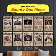 1set One Piece Wanted Poster One Piece Aesthetic Anime One Piece A6 A5 A4 Crew Poster