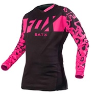 Women BAT FOX Downhill Bike Jerseys MTB Shirts Motorcycle Cycling Jersey Quick Dry Offroad DH Motocross Clothing