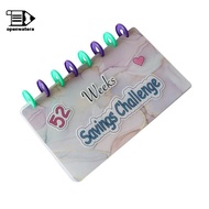 [GoodGirlm1] 1pc 52 Week Money Saving Challenge Binder Reusable Budget Binder Book QQQ