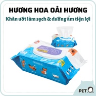 Fofos dog and cat stain cleaning wet wipes - Pack of 80 Pet Wipes Dog Wipes Pet Wet Wipes