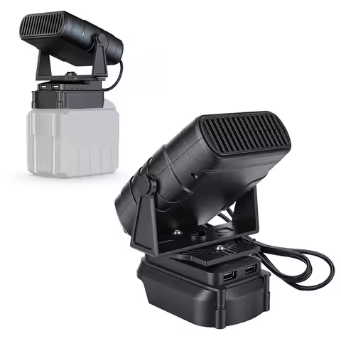 Cordless Space Heater Suitable for Makita BL1830 BL1850 BL1840 Battery 2 Gears Quiet Small Space Hea