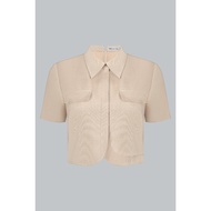 Bộ đồ Áo dáng crotop cổ đức gấᴜ lượn tròn 2T14.2504K Quần cạp liền xếp ly bung 3P04.2504K set áo sơ