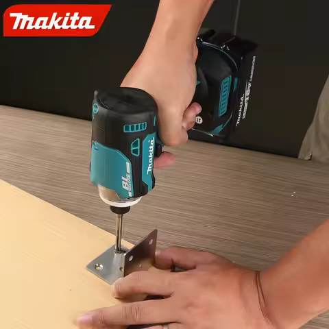 Makita Original DTD171 Brushless Impact Driver Rechargeable Screwdriver Drills Cordless Power Tools 