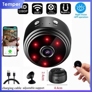 Temper A9 HD 1080P cctv wireless mini hidden camera connect to cellphone with voice outdoor with night vision 360 camera hidden for cr cctv with voice