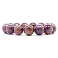 【正佳珠寶】紫鈦晶 頂級紫金鈦晶 14.8-15.4mm 紫鈦晶手珠