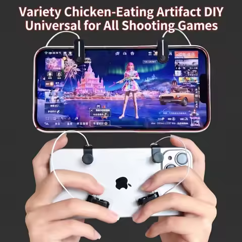 Multi DIY Gaming Trigger Simple Version, Universal Physical Game Controller for PUBG Mobile, Delta F