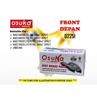 OSUKA - Toyota Hiace KDH200 KDH202 2.5L 2KD Diesel TRH203 TRH224 2.7L Petrol Jinbei Front Brake Disc