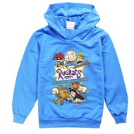 [ในสต็อก] Rugrats แขนยาวใหม่เกาหลี Hoodies เสื้อกันหนาวเด็กหนุ่มๆสาวๆฤดูใบไม้ผลิฤดูใบไม้ร่วงผ้าฝ้ายผ