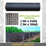 50% 1M X 14M/30M Orchid Netting Sunshade Netting Garden Mesh Sunblock Cover / Jaring Naungan