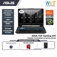 ASUS TUF Gaming A15 FA506N-CGHN069W (AMD Ryzen 7-7445HS/16GB-32GB RAM/512GB SSD/RTX3050/15.6''FHD 14