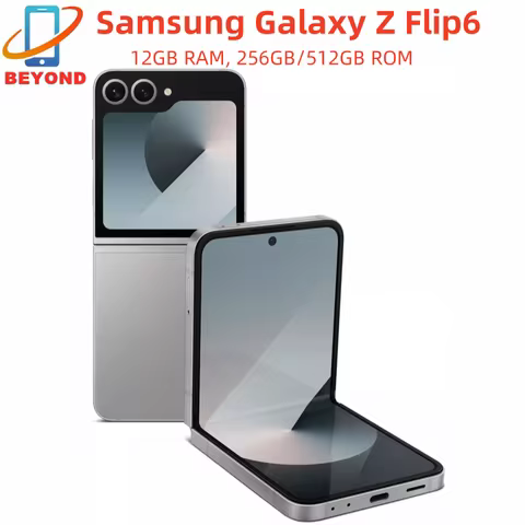 Samsung Galaxy Z Flip 6 5G F741B F741U1 F741N 256/512GB ROM 12GB RAM 6.7" NFC Snapdragon Foldable Or