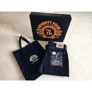 Seventyfourdenim Premium 19oz.Wakayama-Blue Black. ️ 19oz Raw Fabric With Straight Handle Slimfit Sm