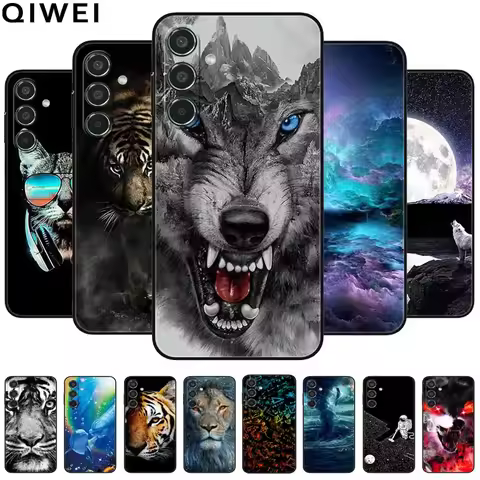 For Samsung A14 / A34 / A54 Case Soft TPU Silicone Black Bumper Back Cover for Samsung Galaxy A14 4G